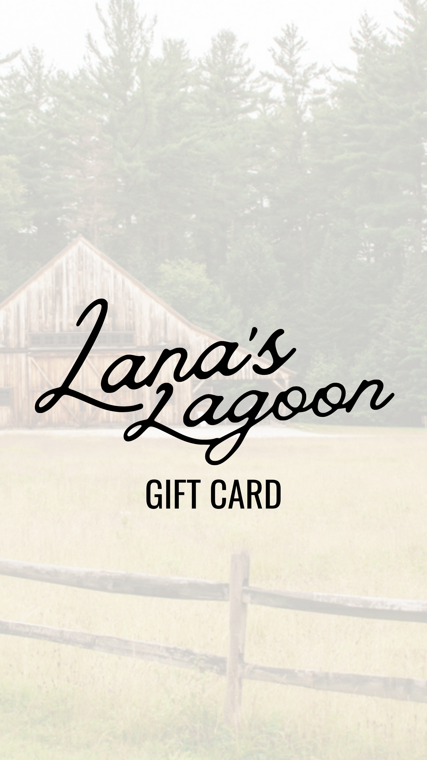 Lanaslagoon gift card