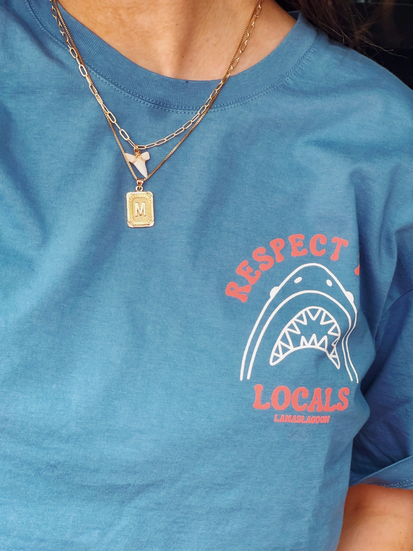 respect the locals tee