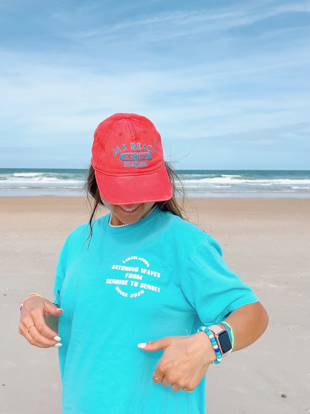 catching waves tee